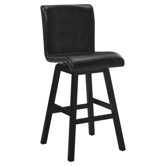 Pub Height Upholstered Barstool By Home Elegance angled product image