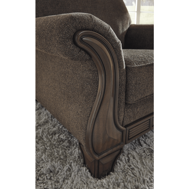 Miltonwood collection wood arm chair detail by Ashley product image