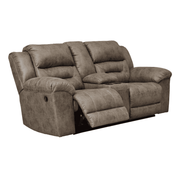 Stoneland Manual Reclining loveseat in Fossil Finish By Ashley product image