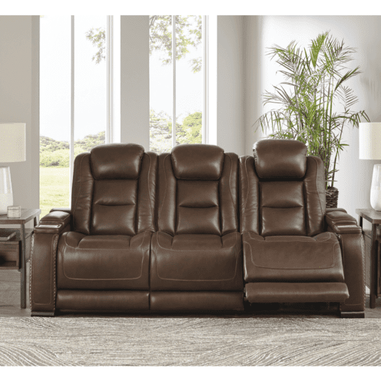 The Man-Den Triple Power Reclining Sofa By Ashley product image