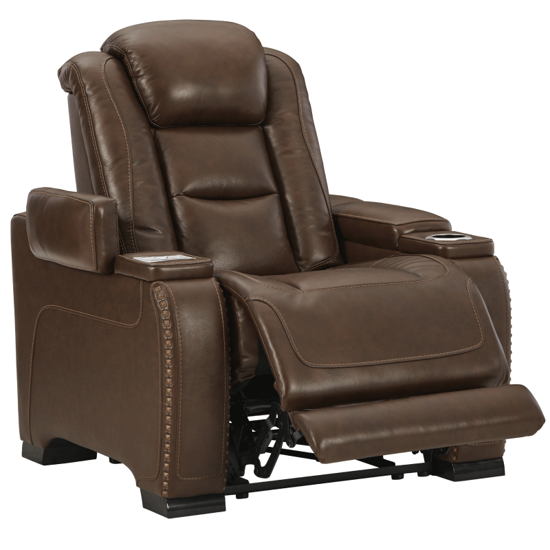 The Man-Den Power Reclining Chair By Ashley no background open product image