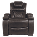 Warnerton Power Recliner by Ashley front view no background product image