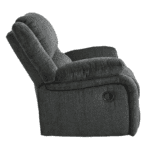 76504-25- Draycoll Rocker Recliner By Ashley no background side view right with controls product image