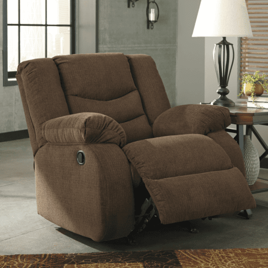 Tulen Rocker Recliner in Chocolate By Ashley product image