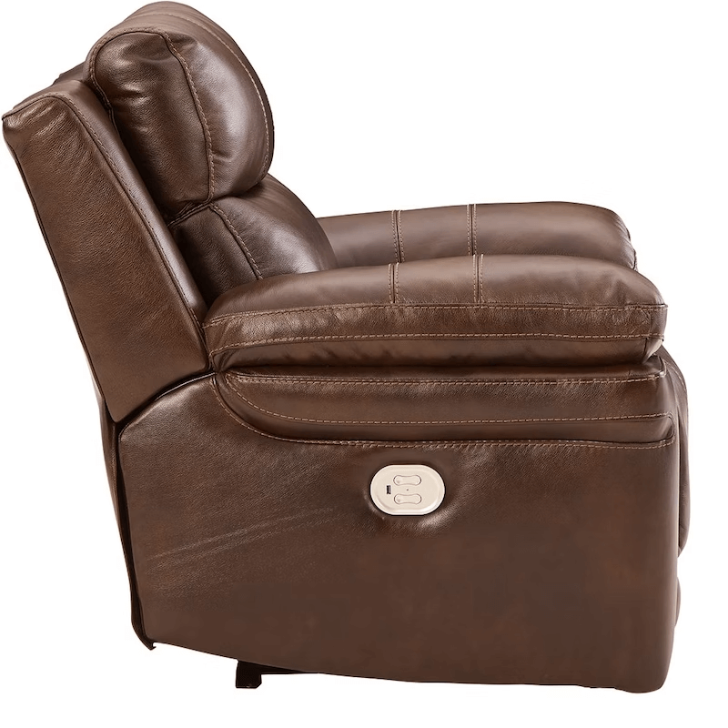 Edmar Power Reclining Chair with Adjustable Headrest By Ashley controls product image