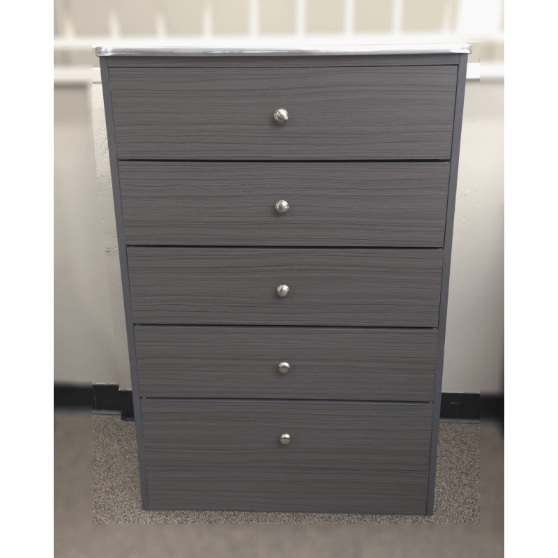 5 Drawer Grey Chest By Asia Direct product image