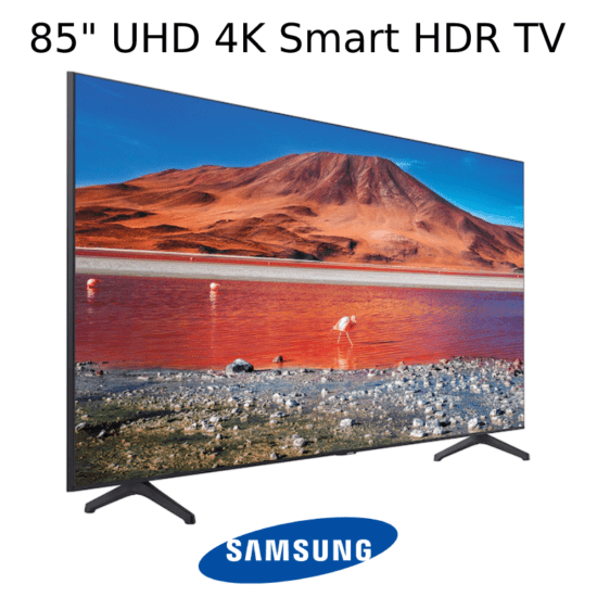 Samsung 85" Class 4K Crystal UHD HDR Smart TV (2021) product image