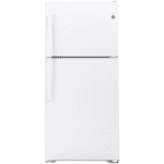 GE® 21.9 Cu. Ft. Top-Freezer Refrigerator in White product image