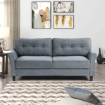 Dark Grey Tufted sofa Set By Milton Green Stars product image