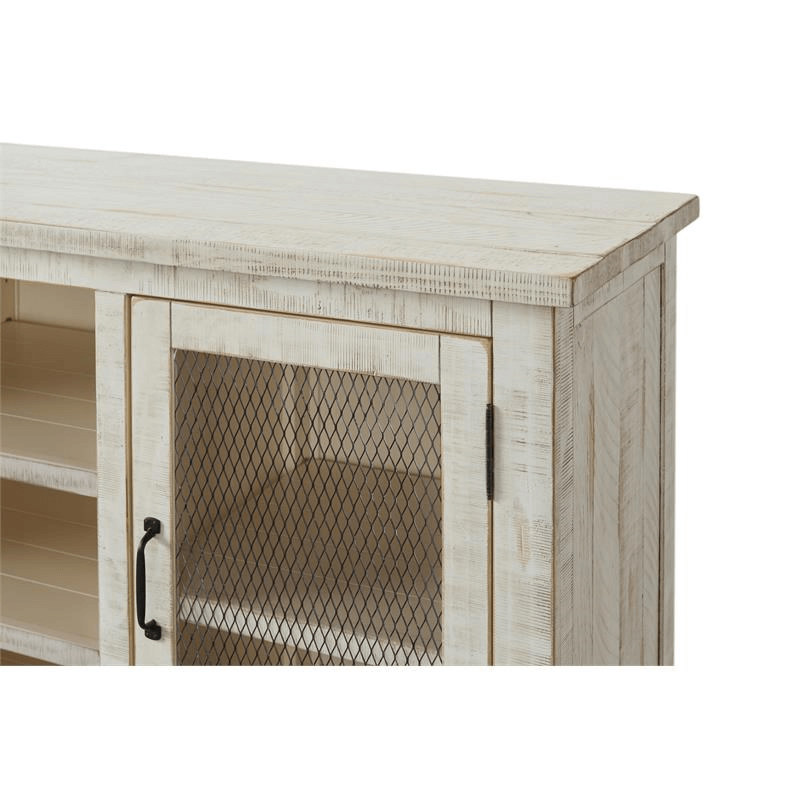 Ventura 60" TV Stand In Antique White By Martin Svensson Home table top close up product image