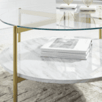 Wynora Round Cocktail Table By Ashley close up product image