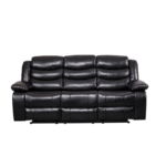 Black Breathable Faux Leather Sofa By Milton Green Stars product image