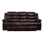 Brown Breathable Faux Leather Sofa By Milton Green Stars product image