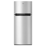 18 cu. ft. Top Freezer Refrigerator in Stainless Steel head on product image