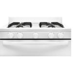 Amana 30" Gas Range with Easy Access Broiler Drawer controls close up product image