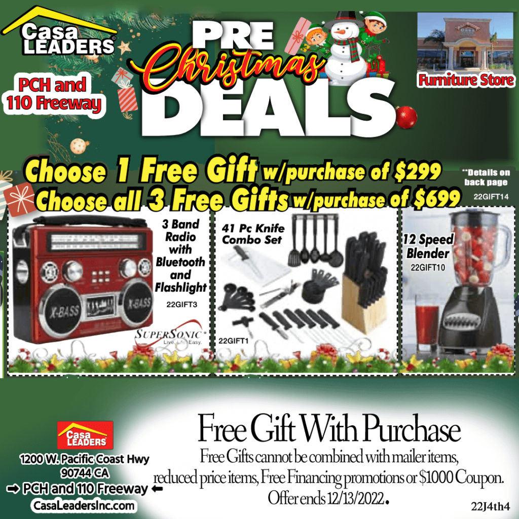 Free Gift pre christmas sale image