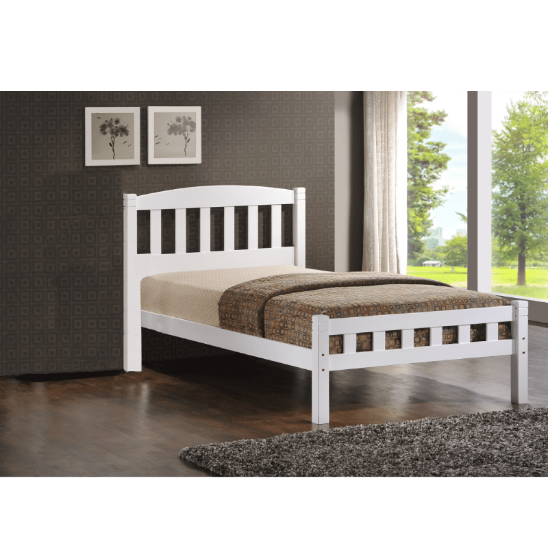 Sofia Twin Bed in White By Casa Blanca