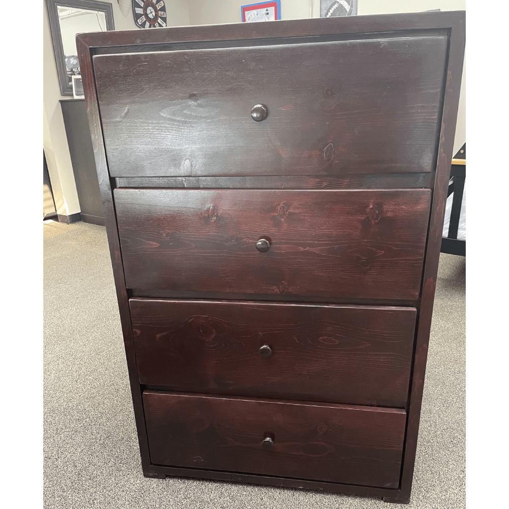 4 Drawer Large Cherry Chest By Sierra Furniture