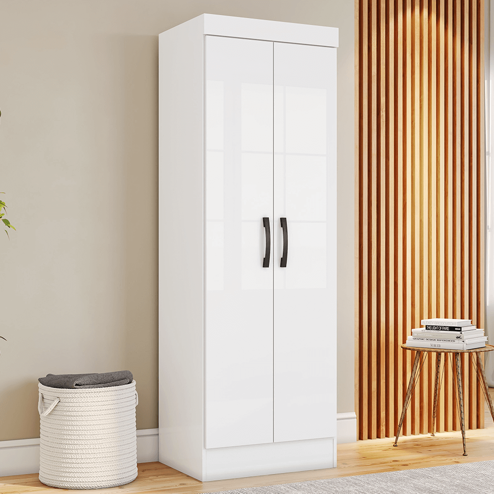 Kitchen Pantry Closet in White Finish By Casa Blanca