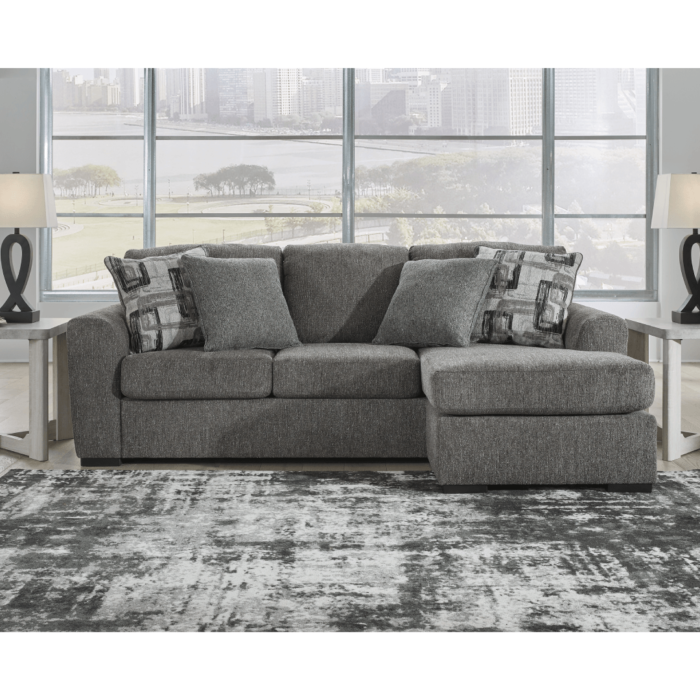 Gardiner Sofa Chaise By Ashley head on product image
