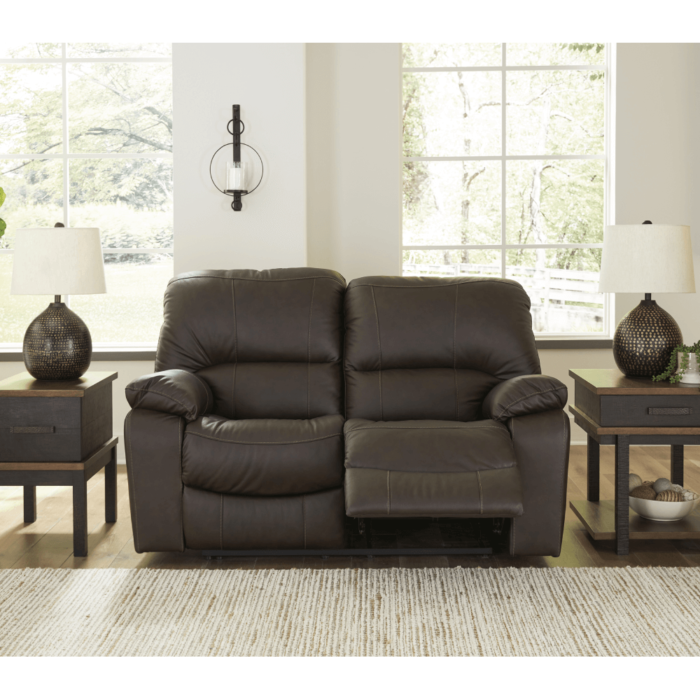 Leesworth Power Leather Reclining loveseat By Ashley product image