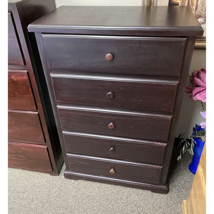 Cappuccino Finish Chest by Elias Furniture top angle product image