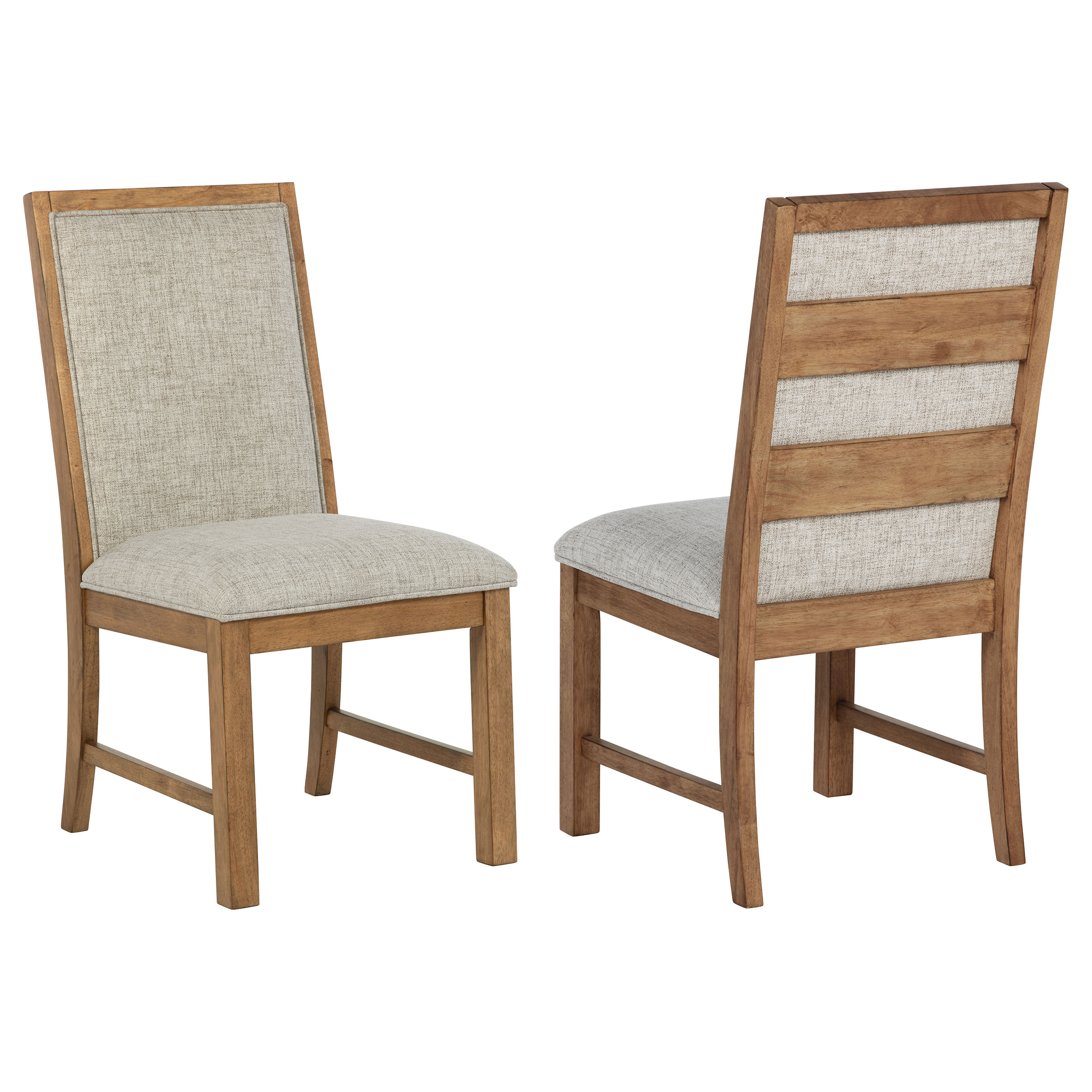 109102_001xHD Bruner Upholstered Dining Side Chair Brown (Set of 2) product image