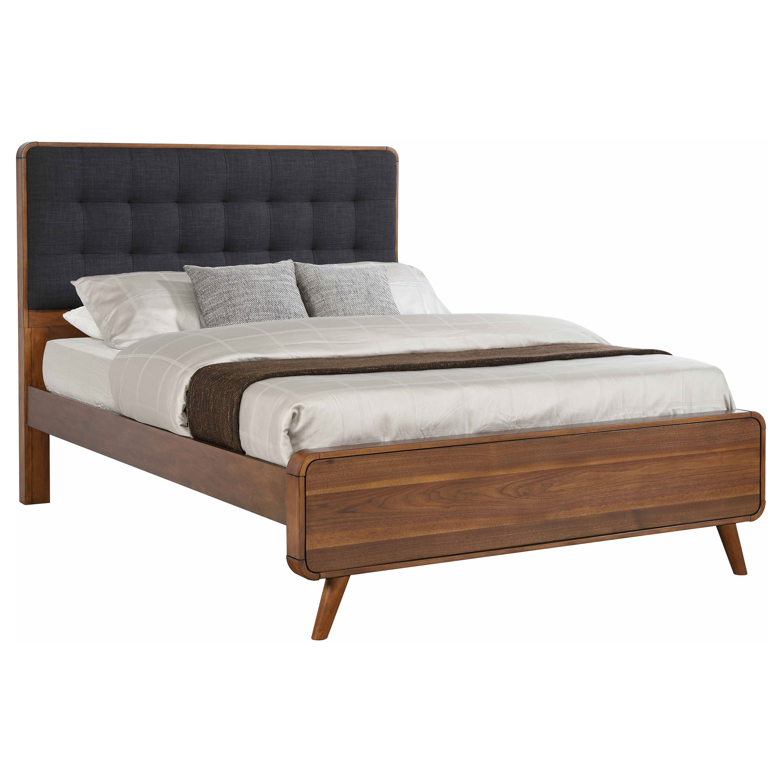205131KW_02xHD Robyn Wood California King Platform Bed Dark Walnut product image