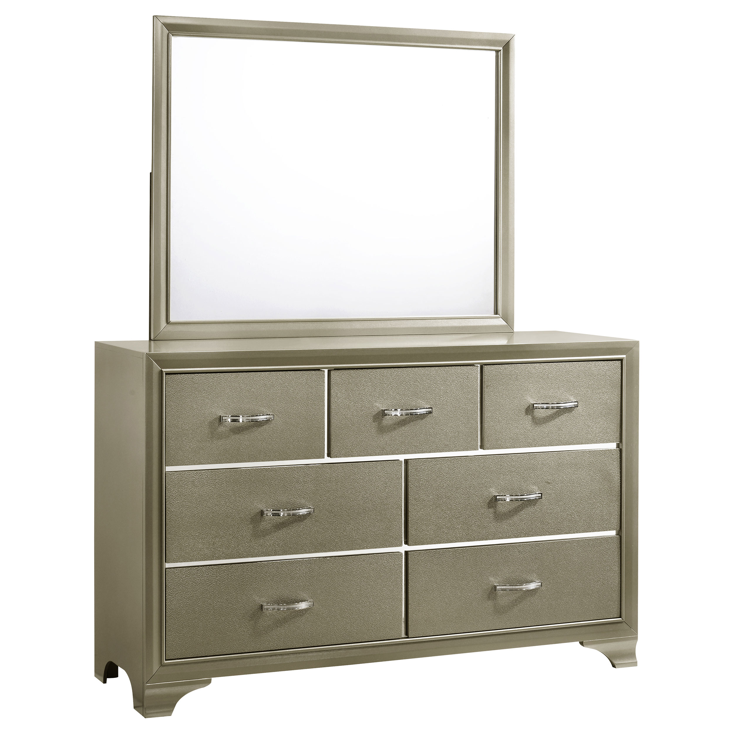 205293M_02xHD Beaumont 7-drawer Dresser with Mirror Champagne product image