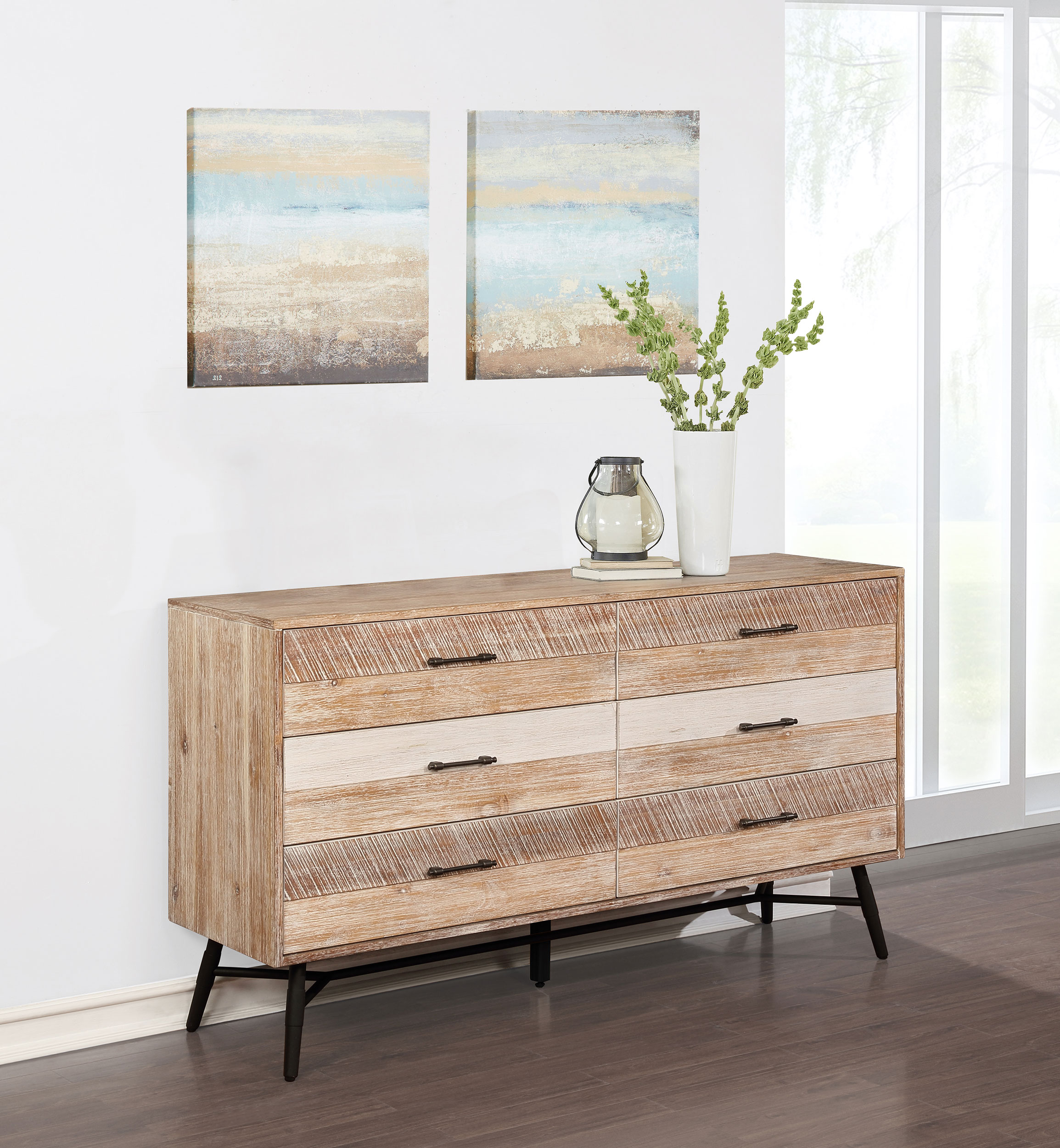 215763_01xHD Marlow 6-drawer Dresser Rough Sawn Multi product image