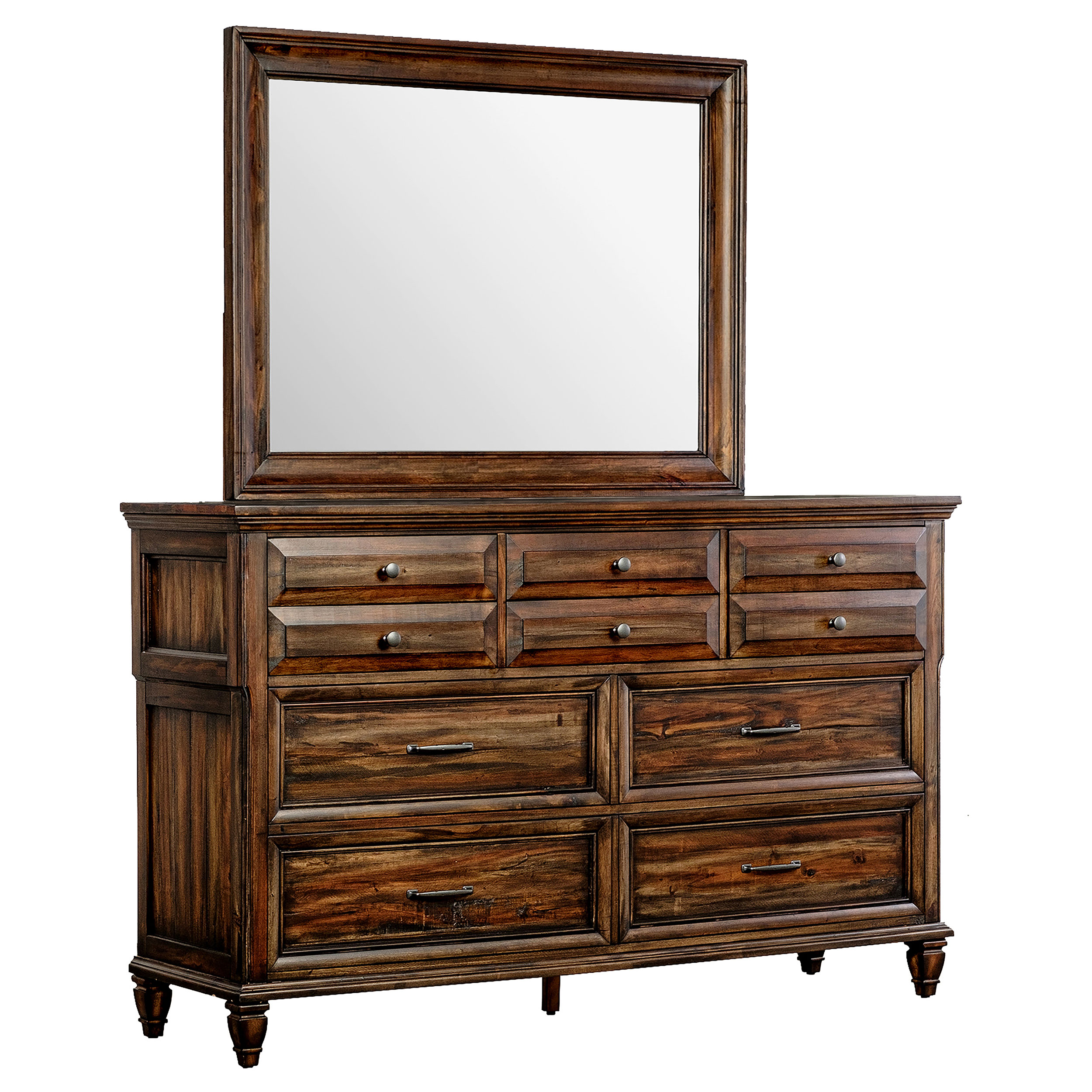 223033M_02xHD Avenue 8-drawer Dresser and Mirror Weathered Burnished Brown product image