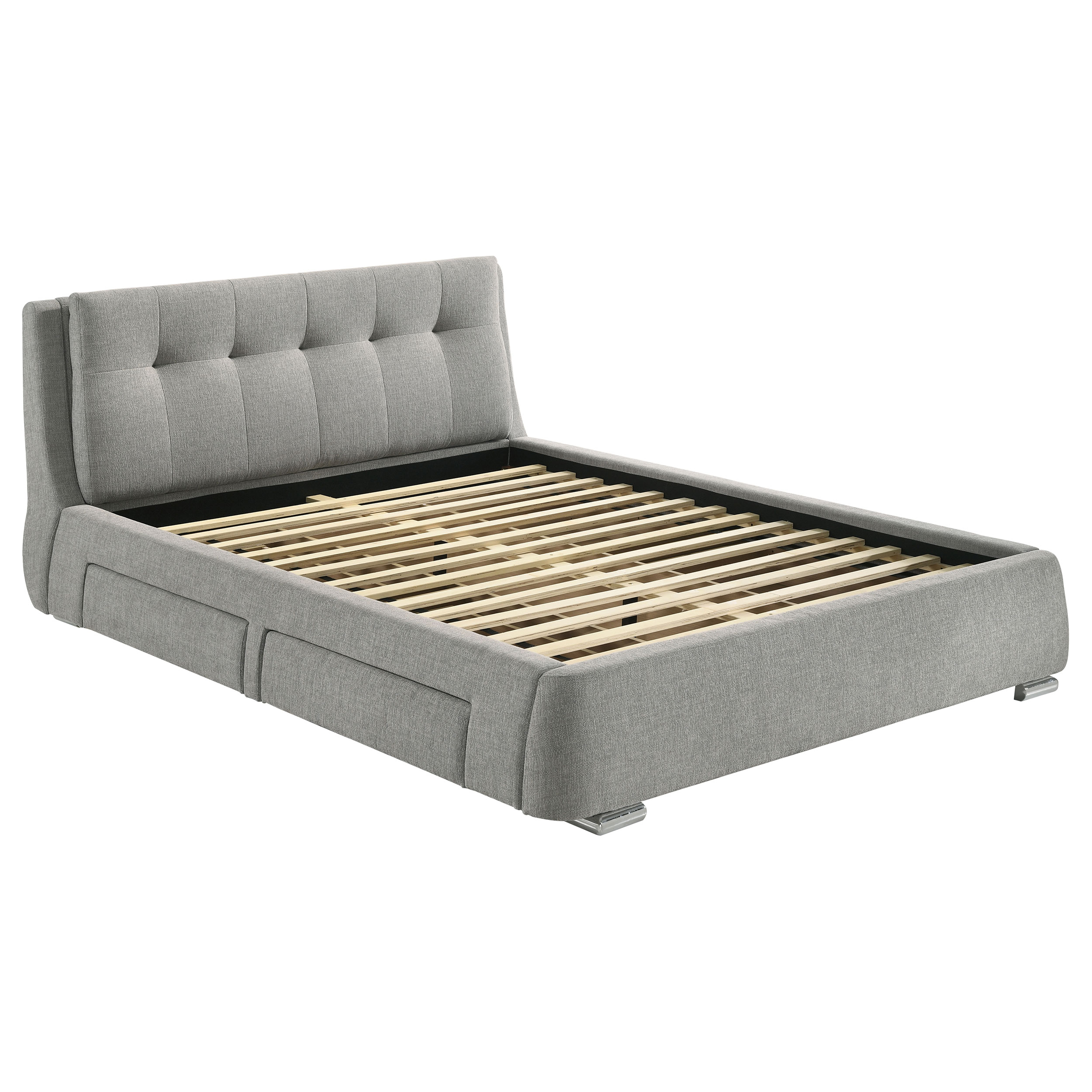 300523KW_02xHD Fenbrook Upholstered California King Storage Panel Bed Grey product image