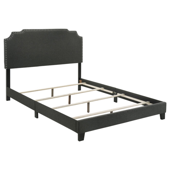 Tamarac Upholstered Eastern King Panel Bed Grey product image