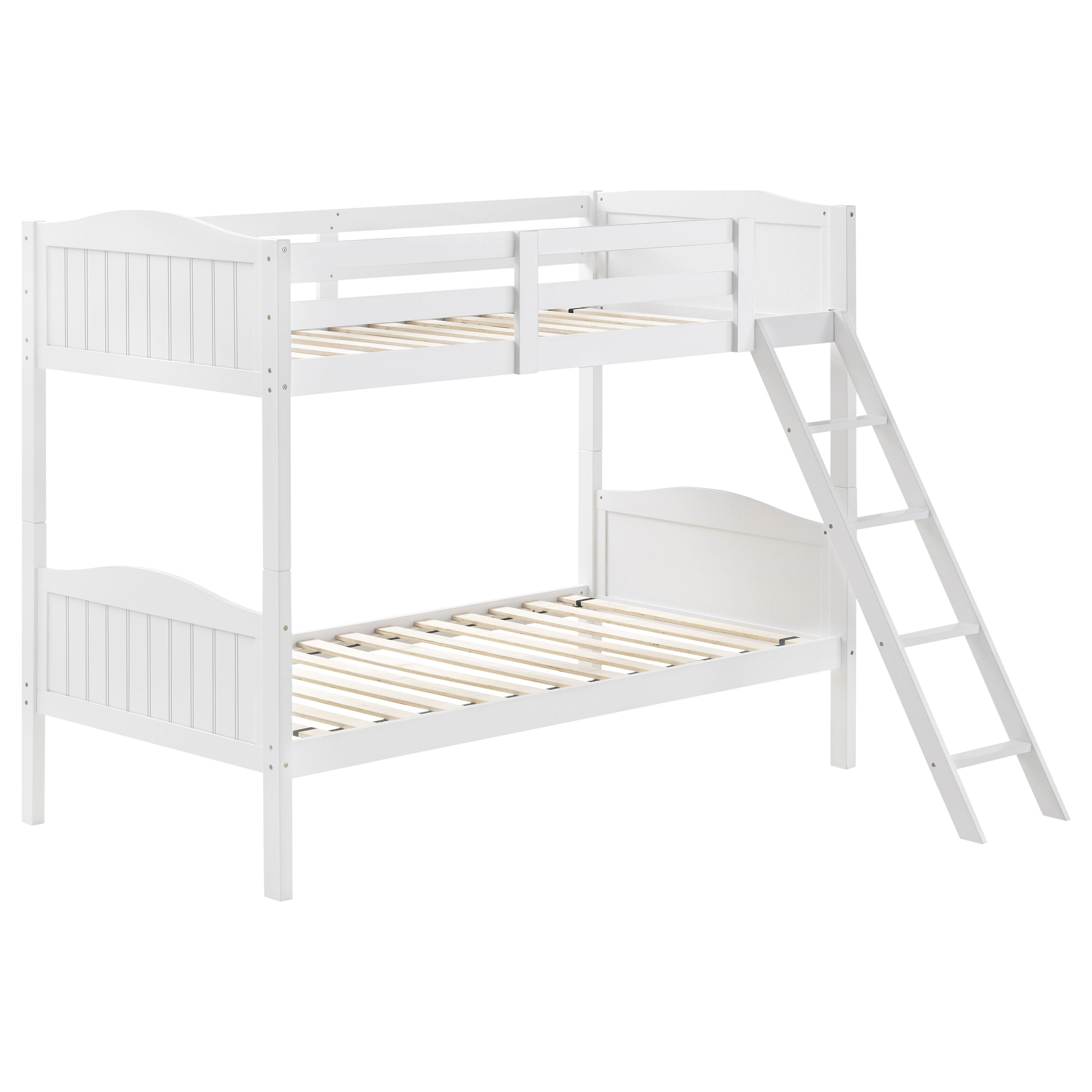 405053WHT_02xHD Arlo Wood Twin Over Twin Bunk Bed White product image