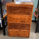 5 Drawer Large Oak Chest By Elias Furniture top view product image