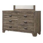 552812 Crown Mark Millie Dresser in Grey B9200-1 product image