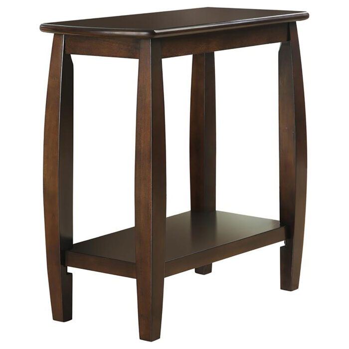 Raphael 1-shelf Rectangular Wood Side Table Cappuccino product image