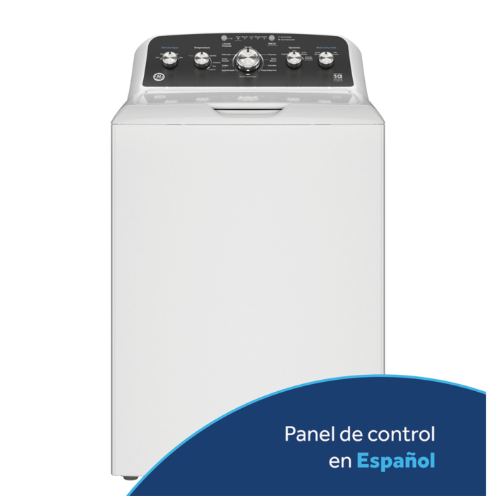 GE® 4.5 cu. ft. Capacity Washer with Spanish Panel and Wash Modes Soak and Power product image