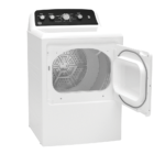 GE® 7.2 cu. ft. Capacity Gas Dryer with Spanish Panel door open product image