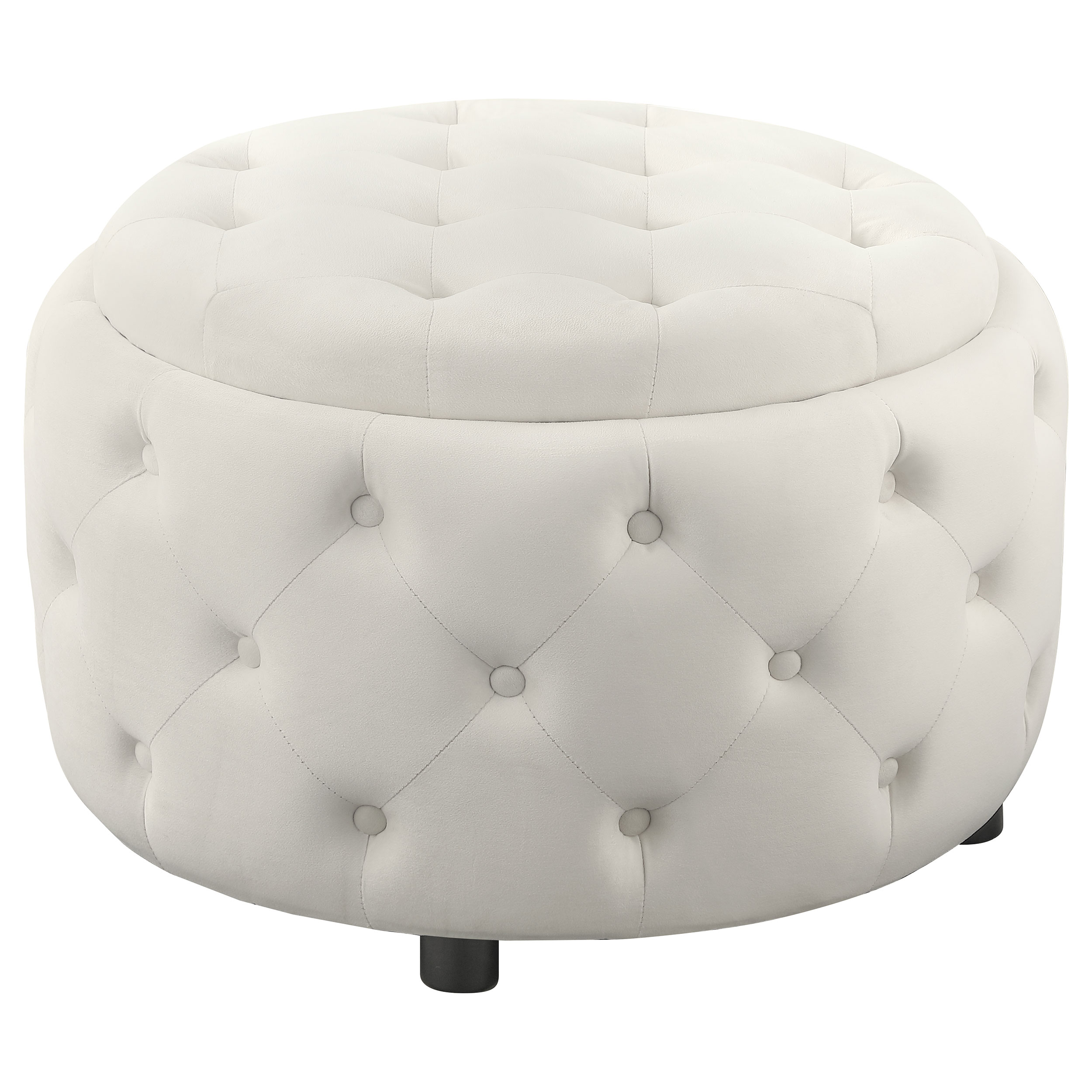915407_02xHD Angelina Round Upholstered Storage Ottoman Pearl product image