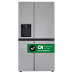 LG 27 cu. ft. Side-by-Side Refrigerator with Smooth Touch Ice Dispenser product image