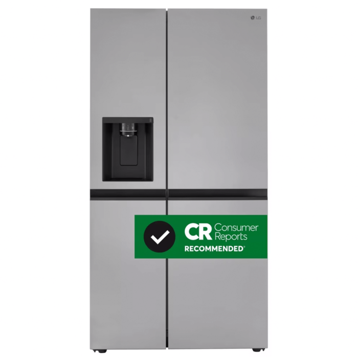 LG 27 cu. ft. Side-by-Side Refrigerator with Smooth Touch Ice Dispenser product image