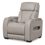 Boyington Dual Power Leather Recliner By Ashley no background product image