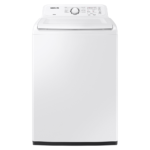 4.1 cu. ft. Capacity Top Load Washer with Soft-Close Lid and 8 Washing Cycles in White head on product image