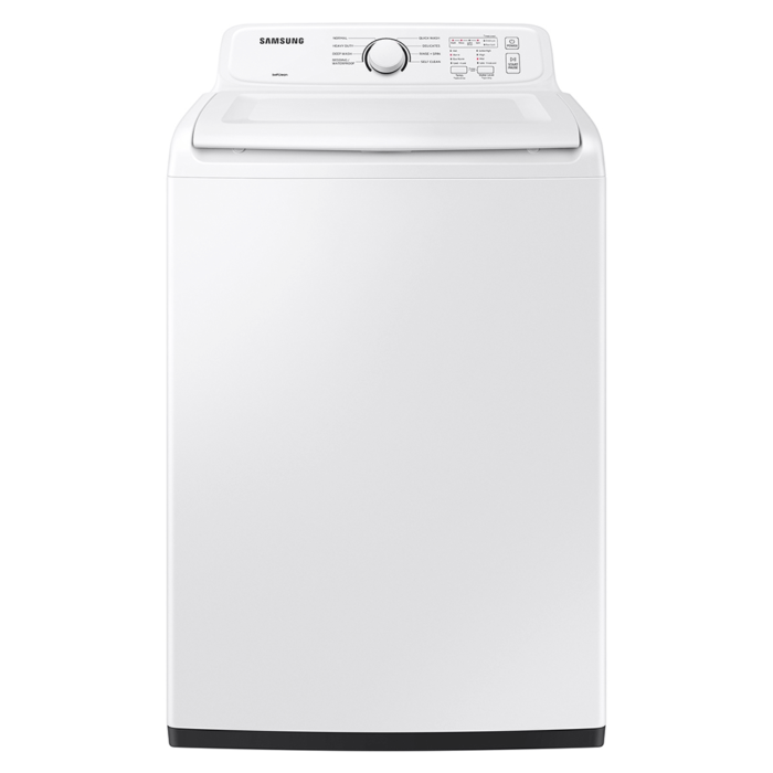 4.1 cu. ft. Capacity Top Load Washer with Soft-Close Lid and 8 Washing Cycles in White head on product image