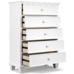 Fortman 5 Drawer Dresser Chest By Ashley drawers open product image