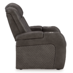 Fyne-Dyme Dual Power Recliner By Ashley side profile product image