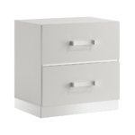 Europa White 2 Drawer Nightstand By New Classic Furniture product image