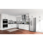 Frigidaire Gallery 25.6 Cu. Ft. 36" Standard Depth Side by Side Refrigerator open in room product image