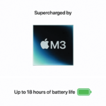 Apple MacBook Air 13-inch Laptop - M3 chip Built for Apple Intelligence - 8GB Memory - 256GB SSD M3 close up product image
